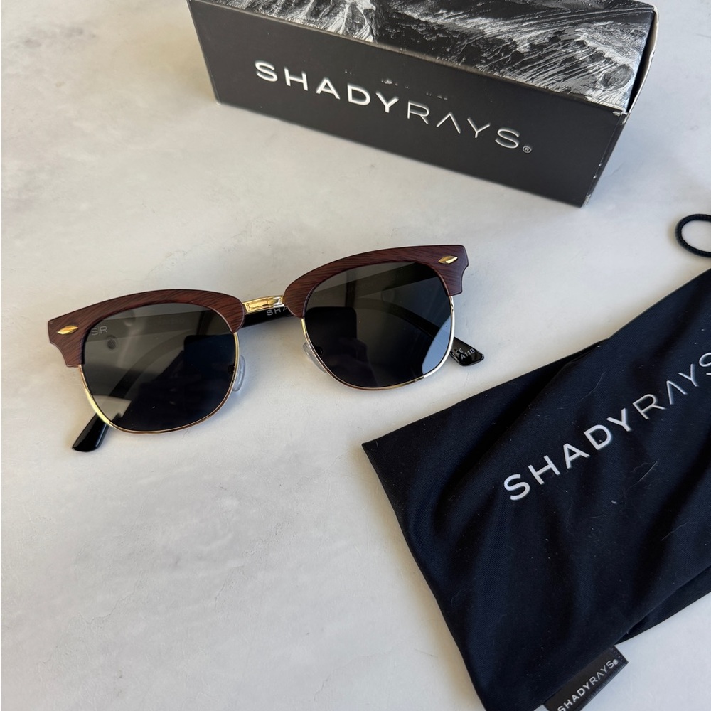 Shady Rays Timber Brown and Black Sunglasses